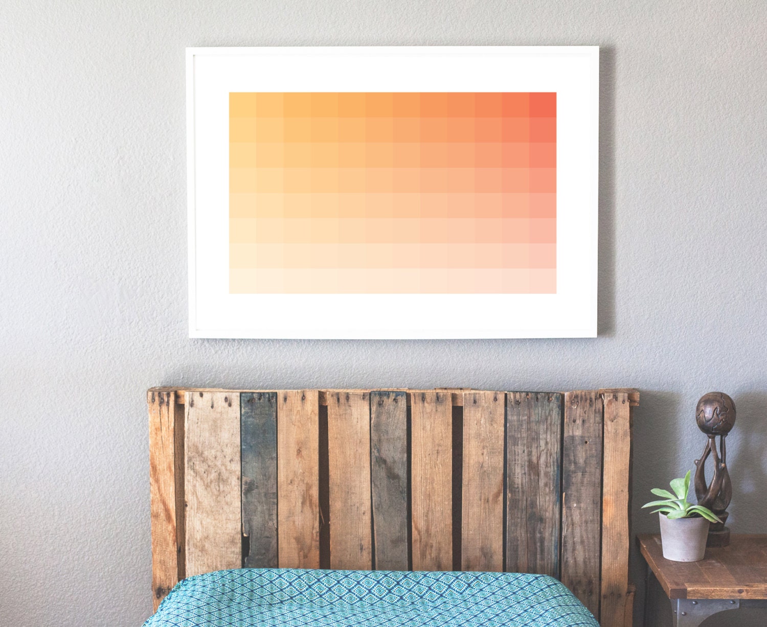 Orange Spectrum 18x24 Wall Art Print