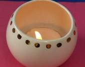 Polka Dots - Small Tealight Holder