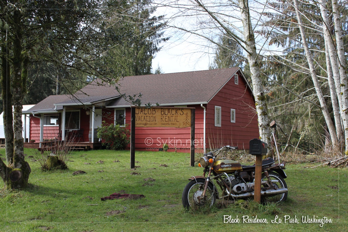 Black Residence Postcard