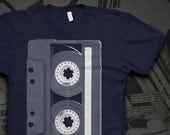Mix Tape Shirt Mens Tshirt American Apparel Tape Cassette T-shirt