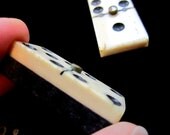 3 French Antique Ebony Dominoes
