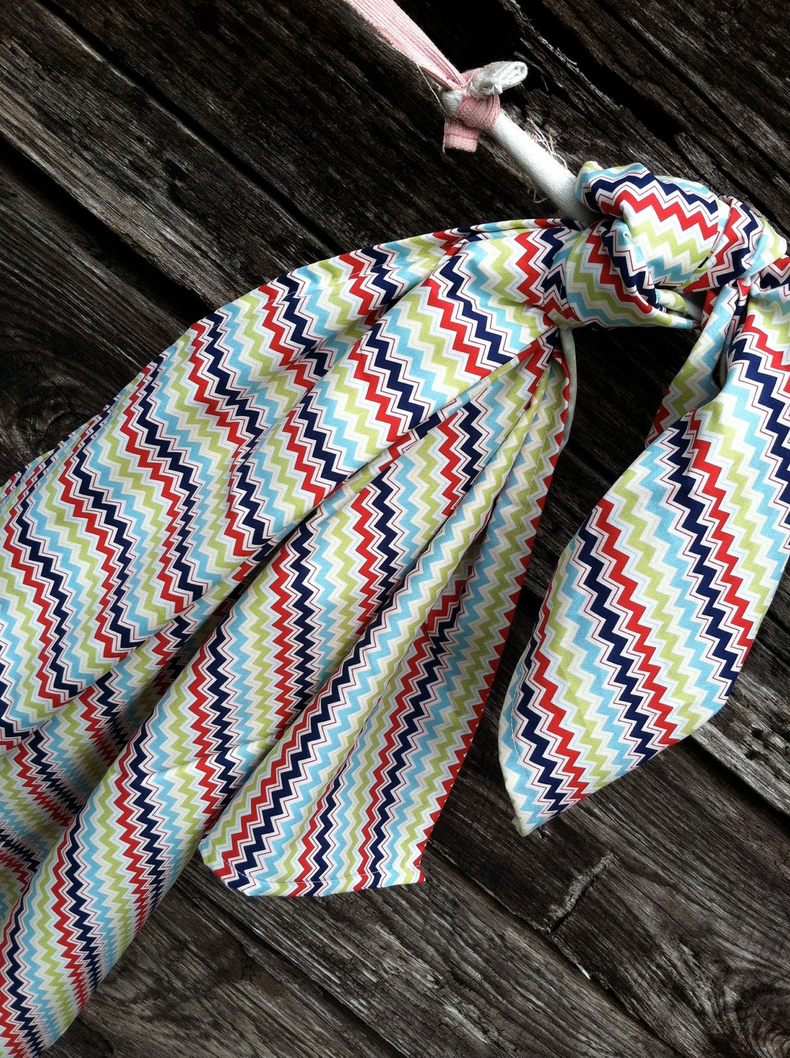 Riley Blake Dress Up Days Chevron Blue Blanket Swaddler Light: Receiving Blanket