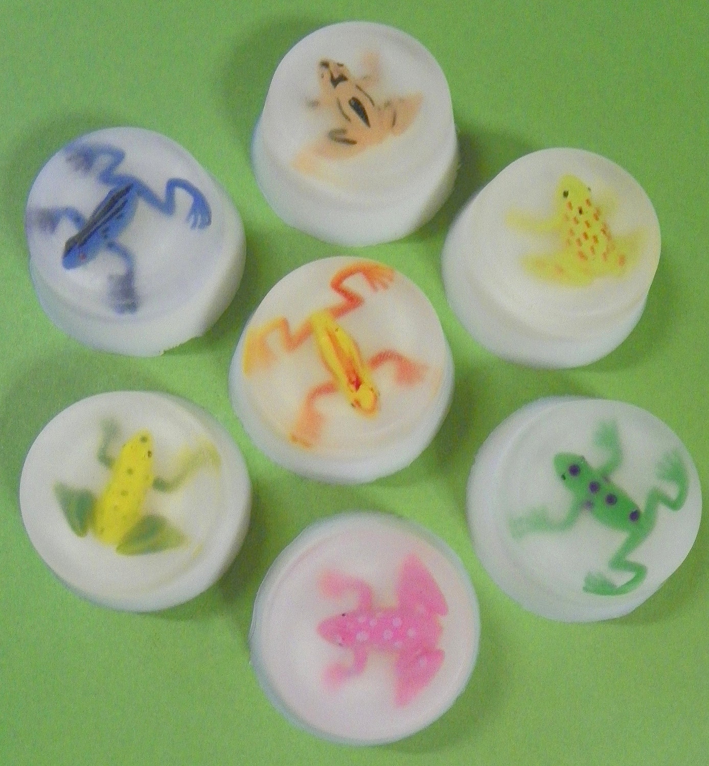 FROG SOAPS - Cute, Perfect for kids  Toy frog embed