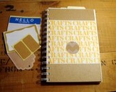 Craft Show Notebook, Recycled Craft Fair Notepad, sales book, smashbook, ledger