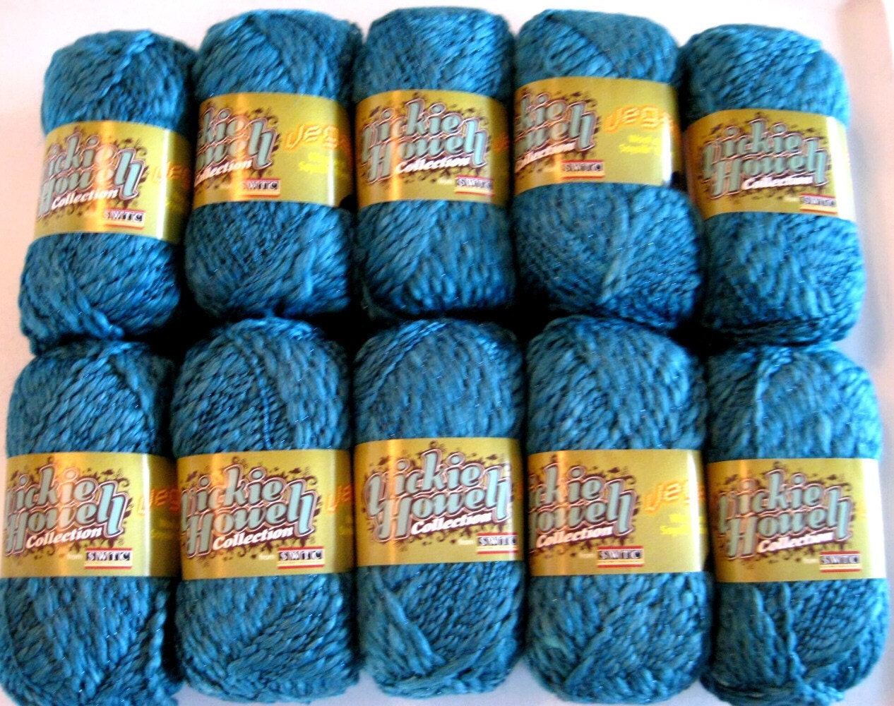 teal yarn