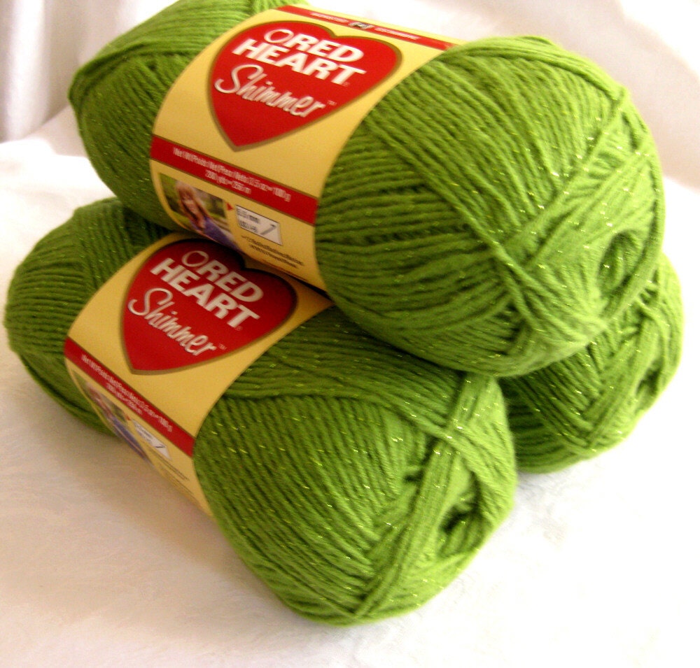 lime green yarn