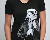 Storm trooper Smarttrooper - American Apparel Womens t shirt   ( Star Wars / Stormtrooper womens t shirt )