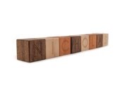 8 personalized wooden blocks, alphabet letter baby toys modern wood name blocks