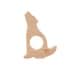 Wood Teether Wolf wooden toy natural baby toy