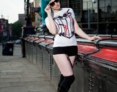 Stabbed Knife Corset Tee Tshirt Shirt Torture Couture Steady More Sizes Gothic Lolita Scene Hipster Fetish Horror Gore Suicide