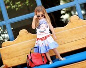 GIRLS Tiered Twirl Skirt DIY PDF Tutorial Pattern 18m - 10 years