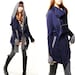 Tuareg - thick cotton fleece jacket and scarf set (Y1228)