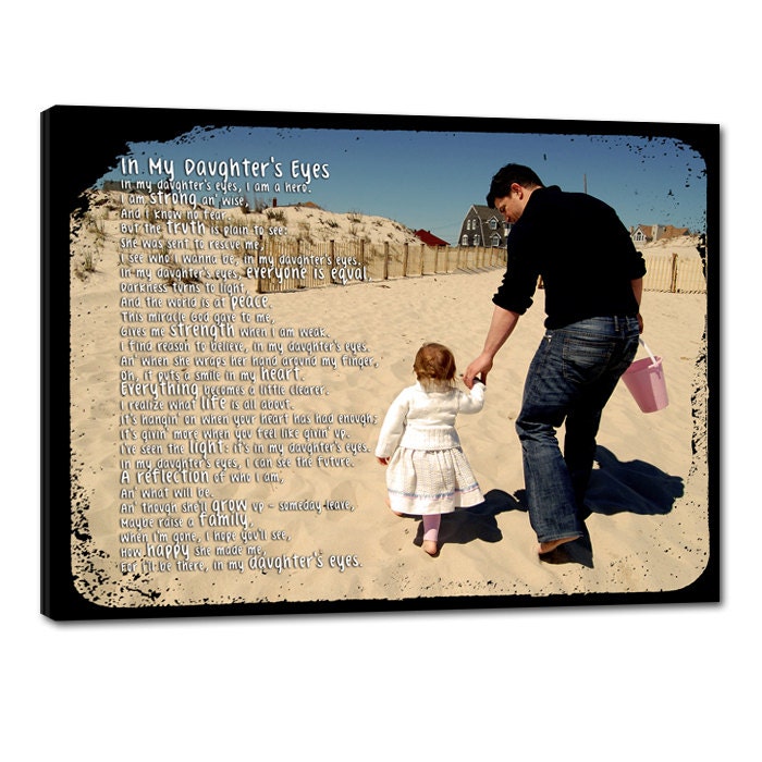 Custom Family Personalized Photo Gift on Canvas Words Text Quote Sayings 24X24