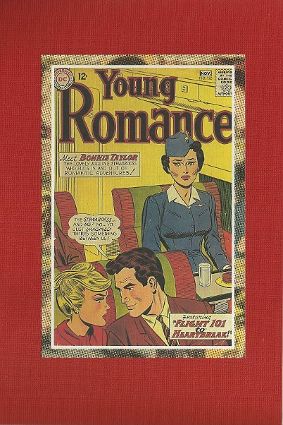 Heartbreak Flight Pulp Paperback Book Cover - Large Trade Size