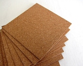 DIY Cork Coasters - Makes 8 Squares