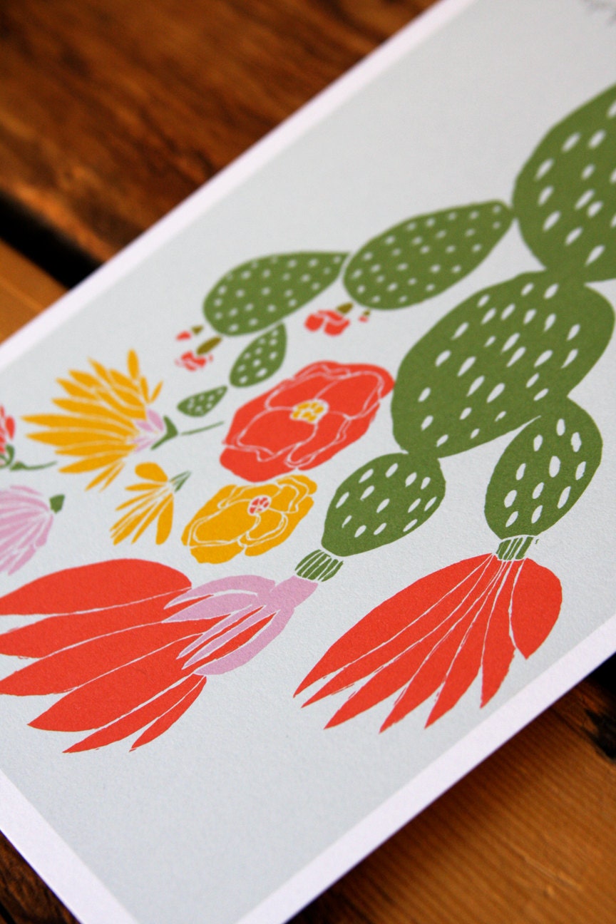 Cactus Print 8 x 10