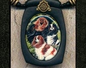 Cavalier King Charles Spaniel beaded necklace