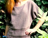Dropped Stitch Pullover Pattern - PDF