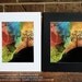 Abstract Landscape Art Print 11x14 Contemporary Tree Art by Destiny Womack - Your Choic or Matt Color dWo