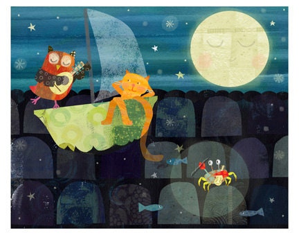 The Owl and The Pussycat  11x14