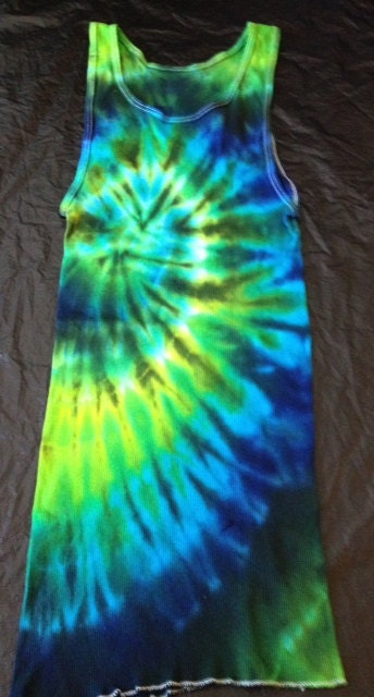 Tie Dye A Line Tank top ADULT Large