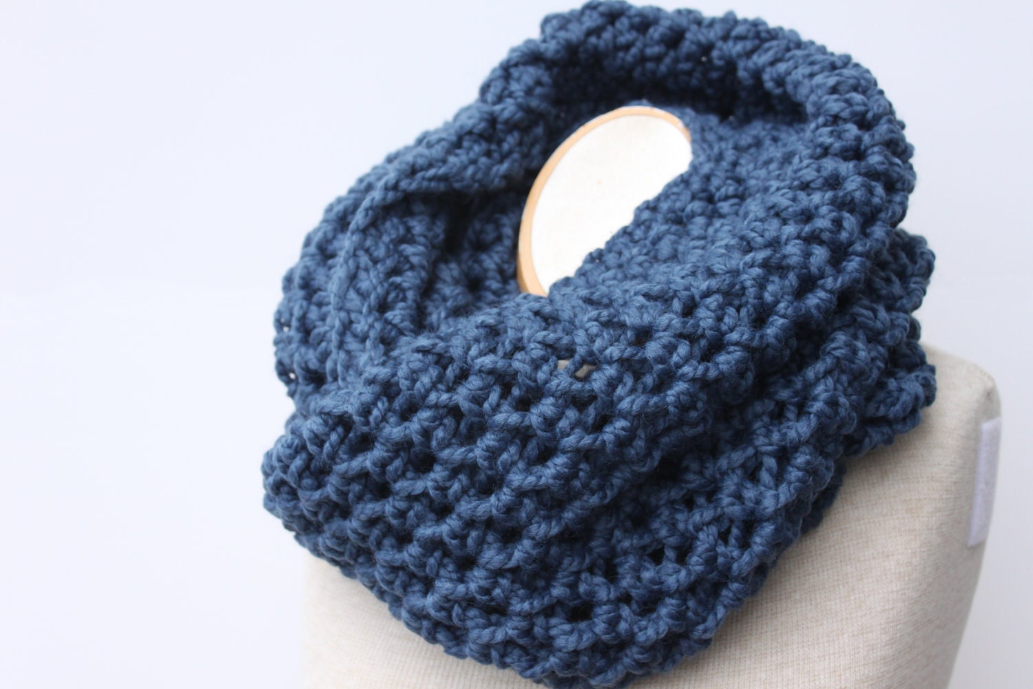 Infinity Scarf or Snood in Denim - Made to Order