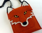 iPad mini felt case - Fox in rusty felt