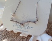 SILVER BRANCH Necklace, eclectic necklace, nature