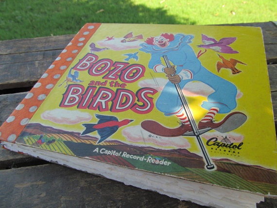 Bozo and the Birds Vintage Cover Journal with 140lb HOT PRESS Paper, Hand Sewn