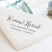 Calligraphy Self Inking Stamp - Address Stamp - wedding personal housewarming gift - 3000