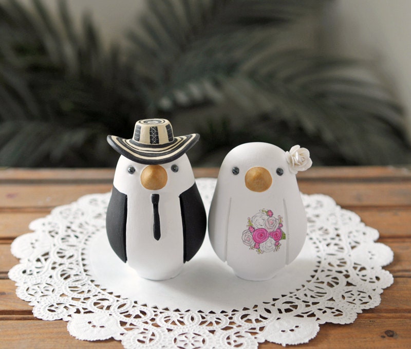 Wedding Cake Topper - Love Birds - Medium