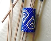 Peyote Stitch Dread Sleeve - Teardrops