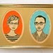 RESERVED Custom Illustrated Portrait of Thea and Geoff