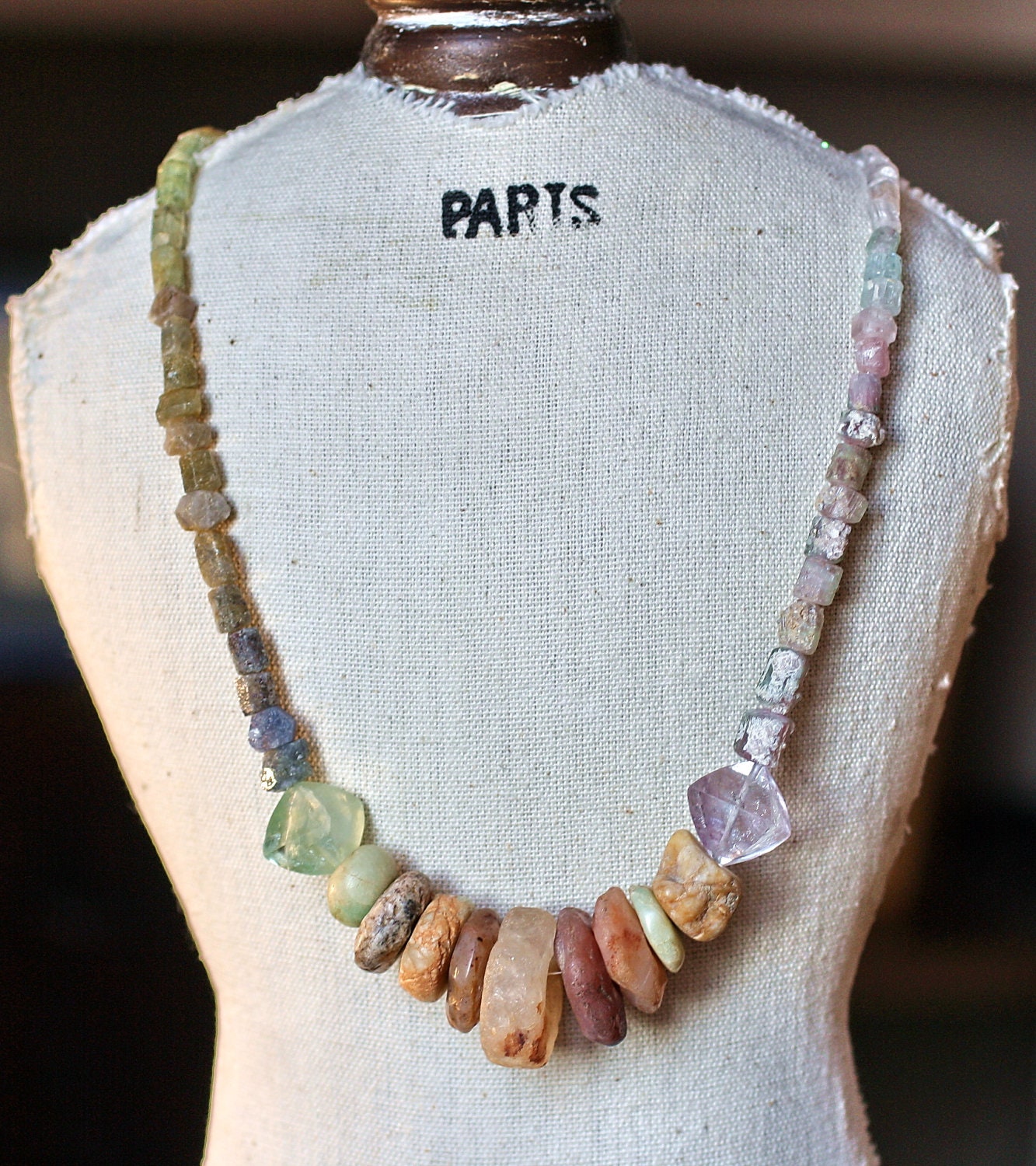 Ancient Bead And Gemstone Necklace