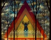 Summoning the Dusken Wanderer Print