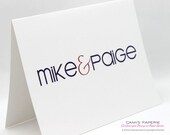 Personalized Customized Stationery Great for Couples