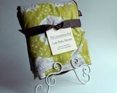 Luxe Baby Blanket in Grassy Knoll