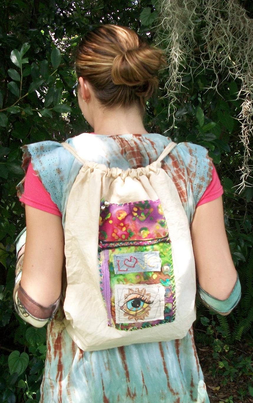 Hippie Festival Bag , A Hippy Backpack