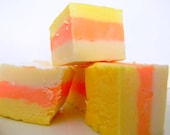 Julie's Fudge - CANDY CORN - Marshmallowy Sugary Halloween Goodness - 6 Pieces (OVER 3/4lb)