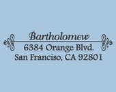 Classic Bartholomew Custom Self Inker  Address Stamp Design 200-029