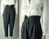 vintage 80s semi sheer WHITE DOLLY BLOUSE button down womens s/m