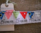 Bunting Ribbon Celebrate in Fall Colors