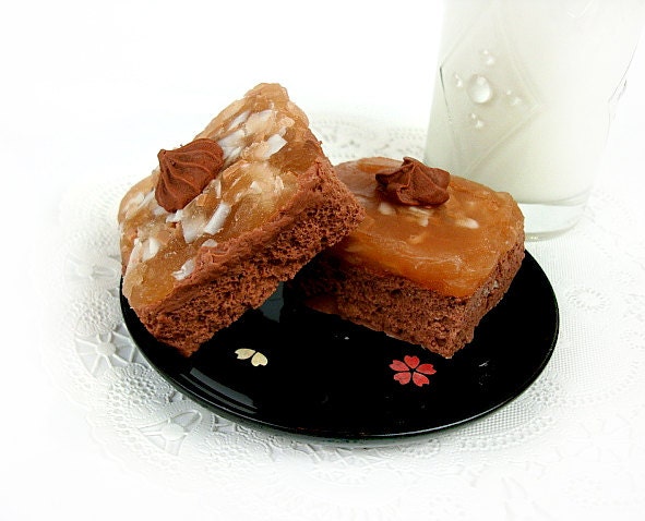 German Chocolate Cake - Deluxe Soap Bar