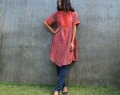 Colorful India... Fay...Kurta Tunic dress (one size fit most)