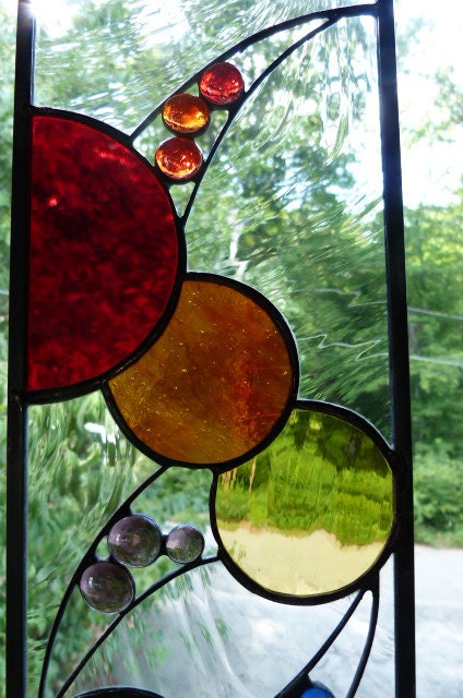The Other Side other Rainbow Stained Glass Suncatcher