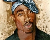 Tupac - 11 x 11 Print SIGNED EDITION