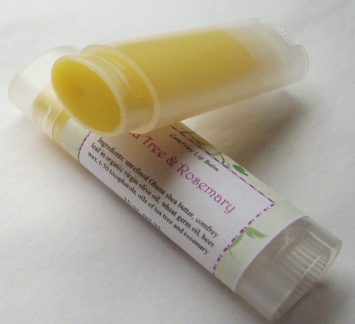 Tea Tree and Rosemary Herbal Lip Balm