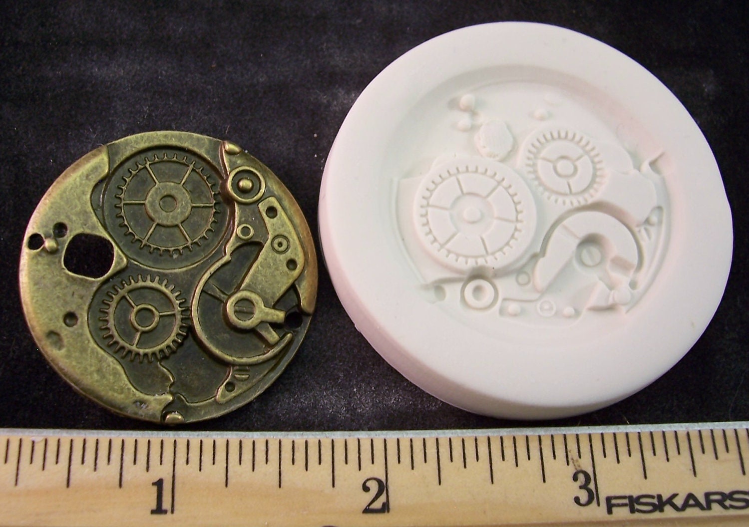 Seampunk 36mm Watch Parts Hard Polymer Clay mold for use with clay