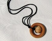 Nursing Necklace Teething Ring Necklace "Bumblebee"