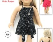 Pillowcase and Halter Romper AGD Size - PDF Pattern